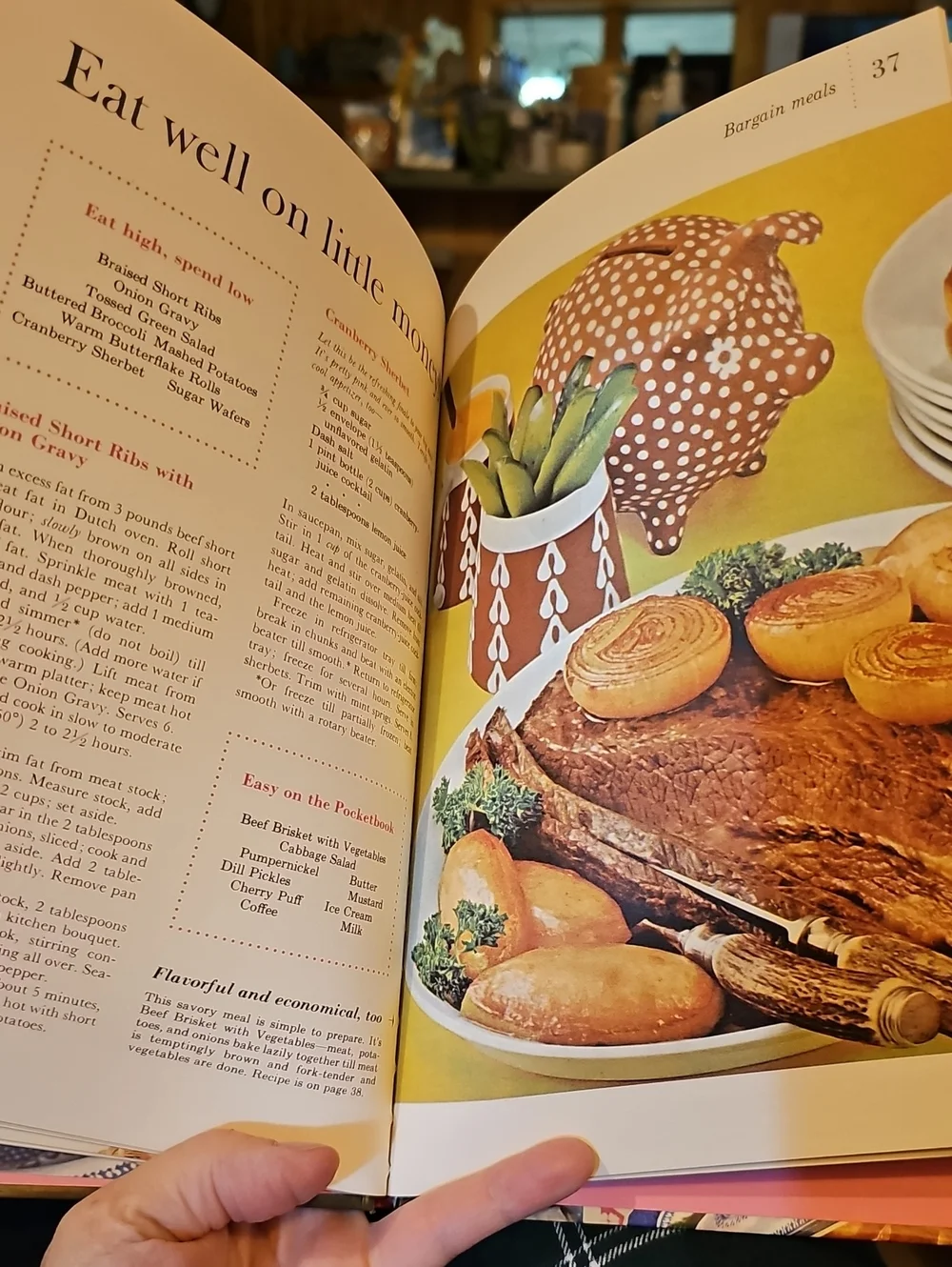 Vintage 1963 Better Homes and Gardens So-Good Meals Cookbook Retro